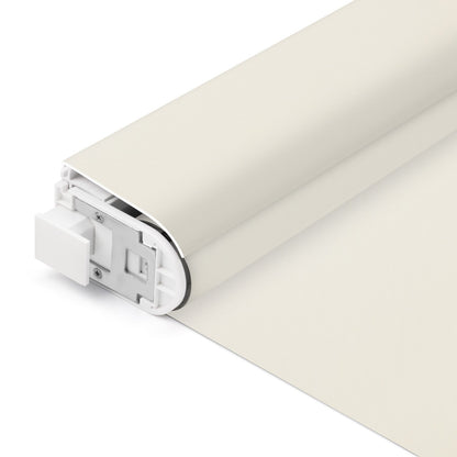 Kincmo No Drill Roller Shades, Motorized 100% Blackout - Pure