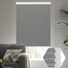 Kincmo 100% Blackout Motorized Cellular Shades | Double-Cell
