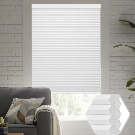 Kincmo 100% Blackout Motorized Cellular Shades | Double-Cell